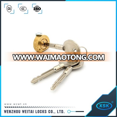 3M brass cross key lock cylinder